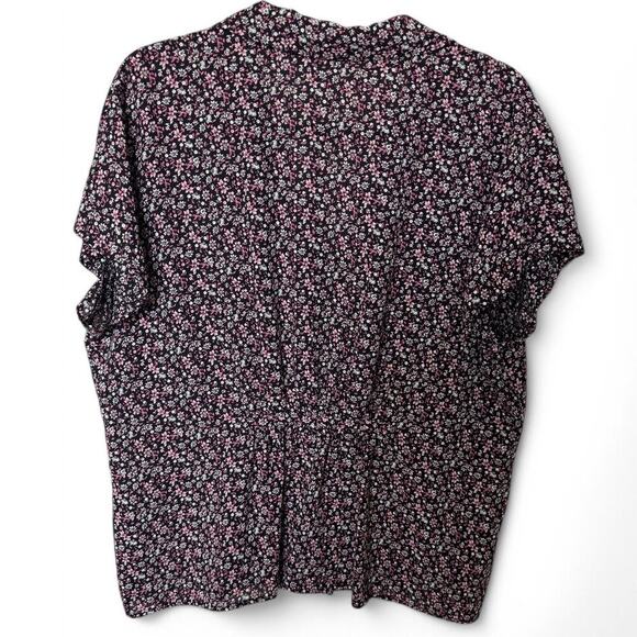Floral Button-Up Blouse - Size 16-18W - Picture 2 of 5